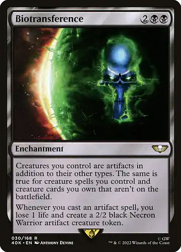 Biotransference - 40k Spoiler