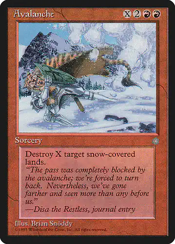 Avalanche - ice Spoiler