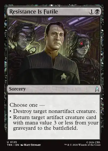 Resistance Is Futile - trk Spoiler