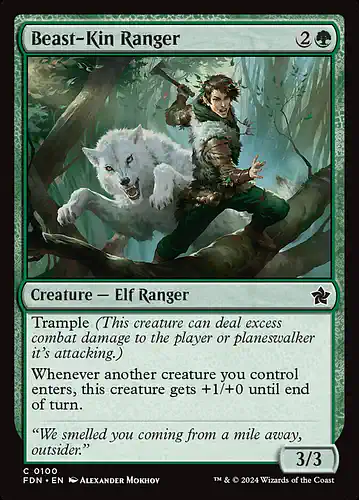 Beast-Kin Ranger - fdn Spoiler