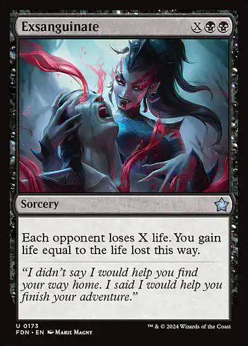 Exsanguinate - fdn Spoiler