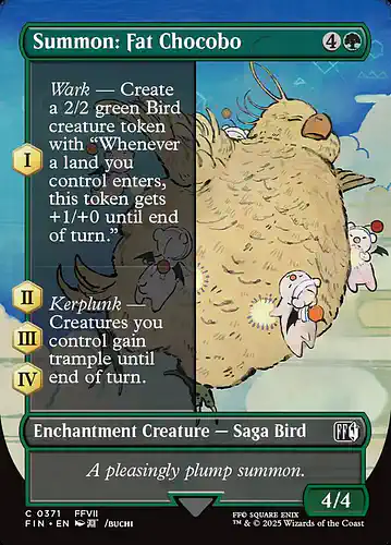 Summon: Fat Chocobo - fin Spoiler