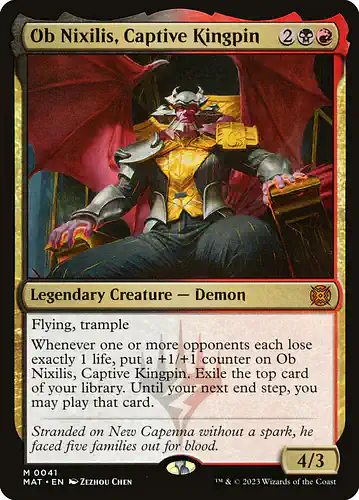 Ob Nixilis, Captive Kingpin - mat Spoiler