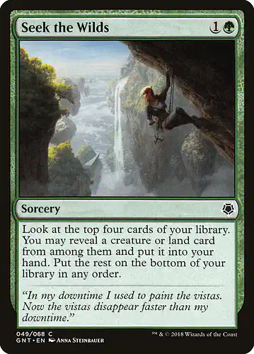 Seek the Wilds - gnt Spoiler