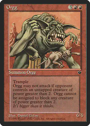 Orgg - fem Spoiler