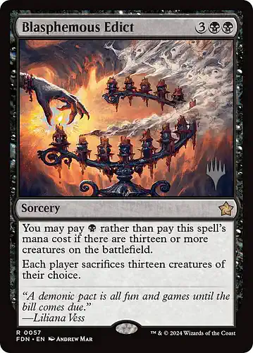 Blasphemous Edict - fdn Spoiler