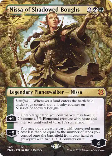 Nissa of Shadowed Boughs - znr Spoiler