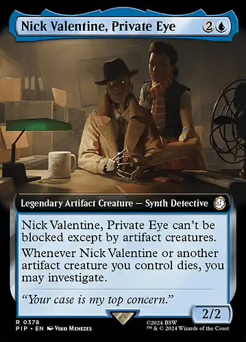 Nick Valentine, Private Eye - pip Spoiler
