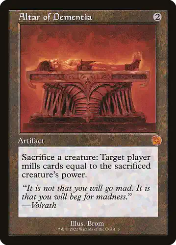 Altar of Dementia - brr Spoiler