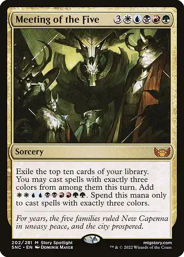 Meeting of the Five - snc Spoiler