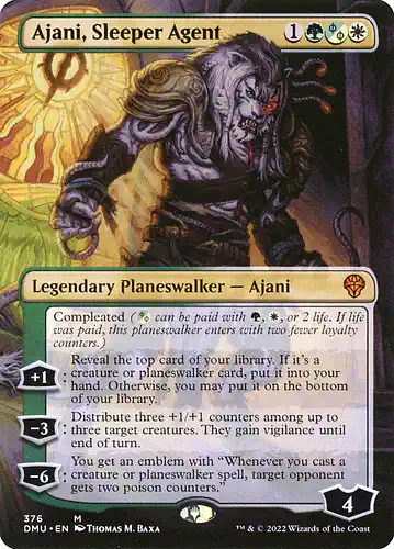Ajani, Sleeper Agent - dmu Spoiler