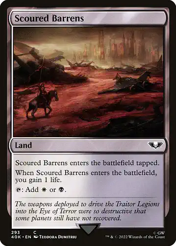 Scoured Barrens - 40k Spoiler