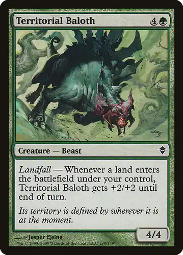 Territorial Baloth - zen Spoiler