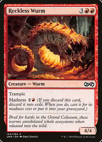 Reckless Wurm - uma Spoiler