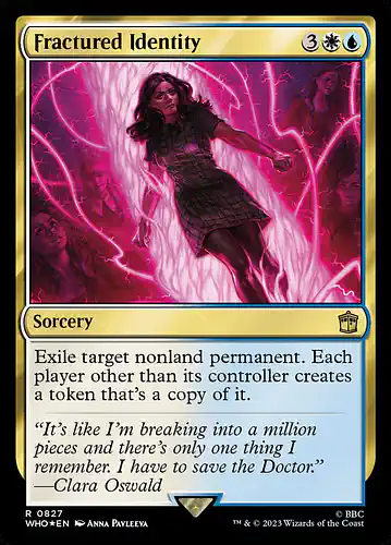 Fractured Identity - who Spoiler