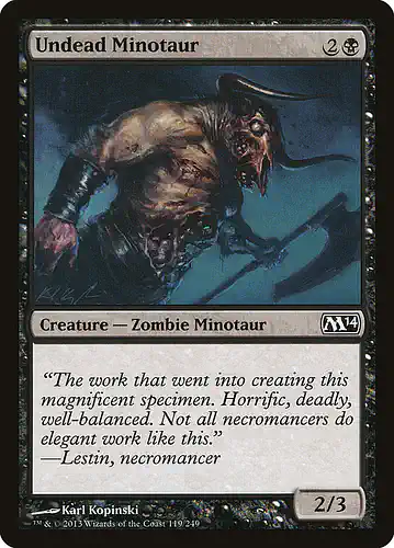 Undead Minotaur - m14 Spoiler