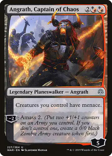 Angrath, Captain of Chaos - war Spoiler