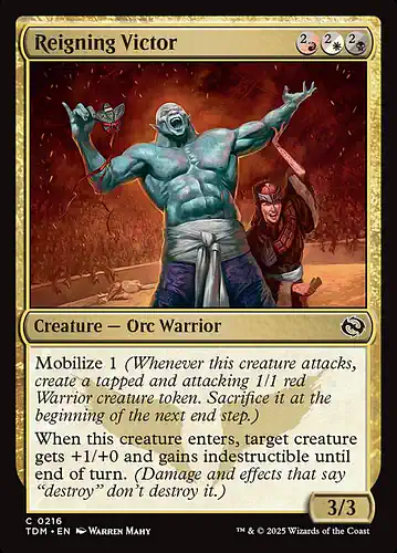 Reigning Victor - tdm Spoiler
