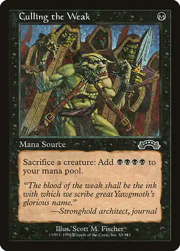 Culling the Weak - exo Spoiler
