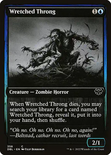 Wretched Throng - dbl Spoiler