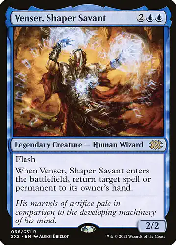 Venser, Shaper Savant - 2x2 Spoiler
