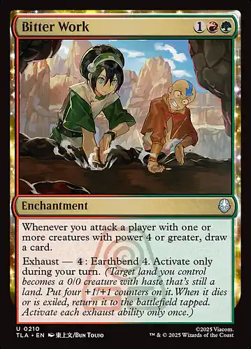 Bitter Work - tla Spoiler