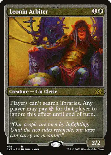 Leonin Arbiter - 2x2 Spoiler