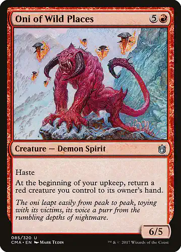 Oni of Wild Places - cma Spoiler