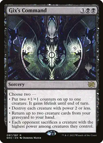 Gix's Command - bro Spoiler