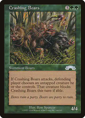 Crashing Boars - exo Spoiler