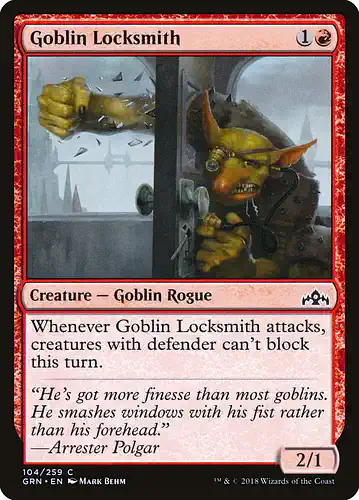 Goblin Locksmith - grn Spoiler