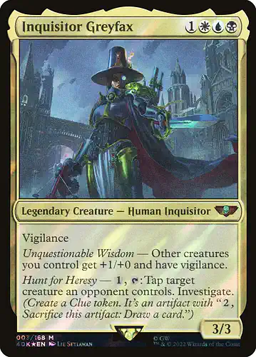 Inquisitor Greyfax - 40k Spoiler