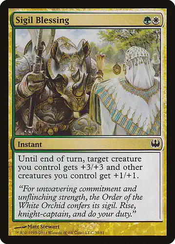 Sigil Blessing - ddg Spoiler