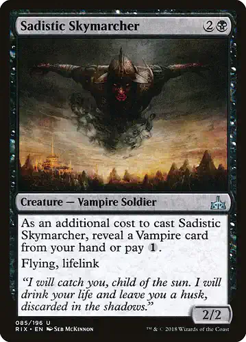 Sadistic Skymarcher - rix Spoiler