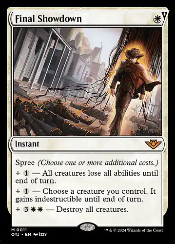 Final Showdown - otj Spoiler