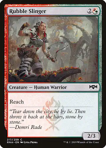 Rubble Slinger - rna Spoiler