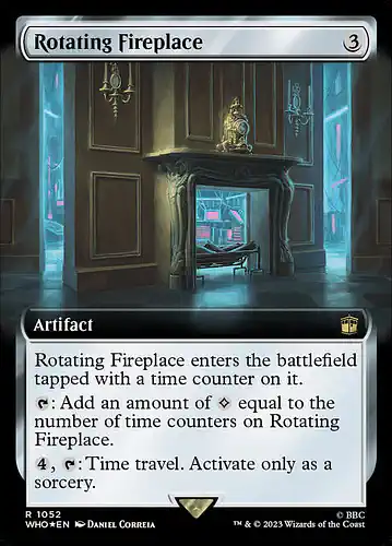 Rotating Fireplace - who Spoiler