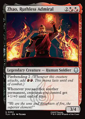 Zhao, Ruthless Admiral - tla Spoiler