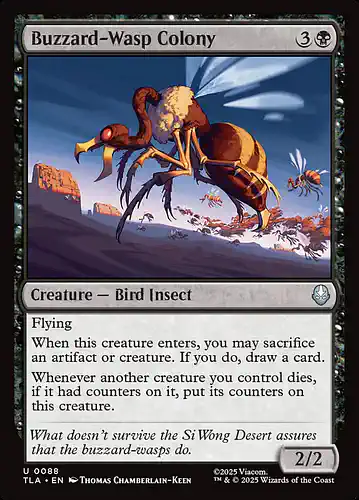 Buzzard-Wasp Colony - tla Spoiler
