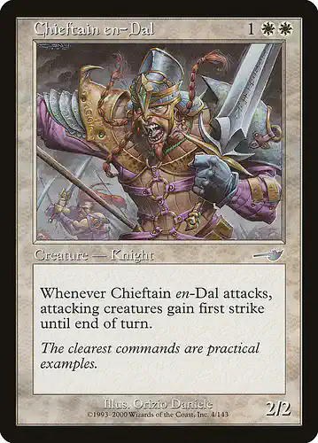 Chieftain en-Dal - nem Spoiler