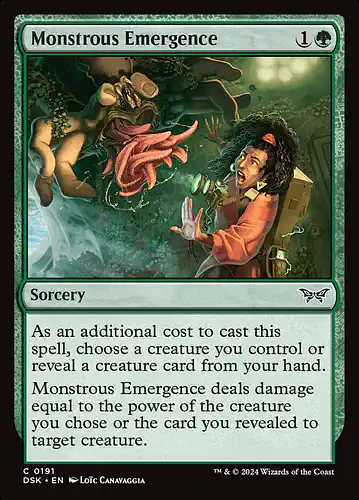 Monstrous Emergence - dsk Spoiler
