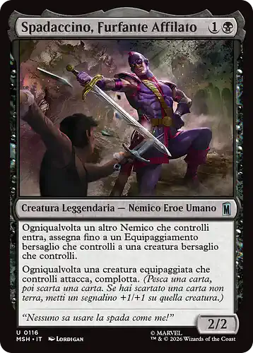 Swordsman, Sharp Scoundrel - msh Spoiler