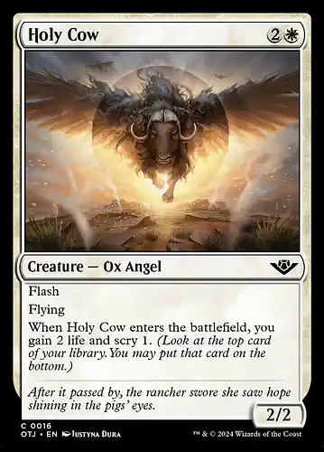 Holy Cow - otj Spoiler