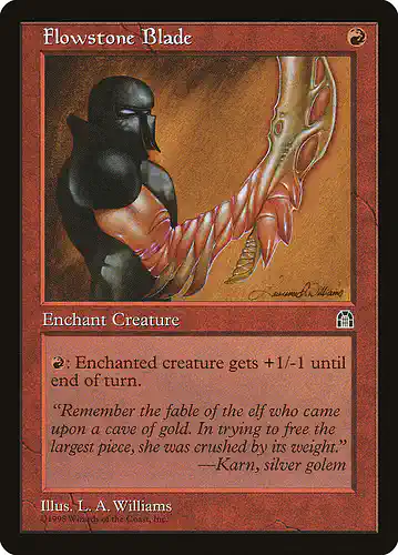 Flowstone Blade - sth Spoiler