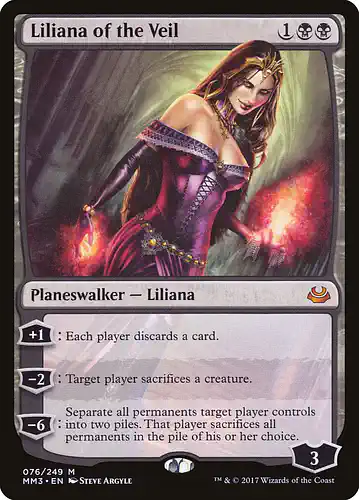 Liliana of the Veil - mm3 Spoiler