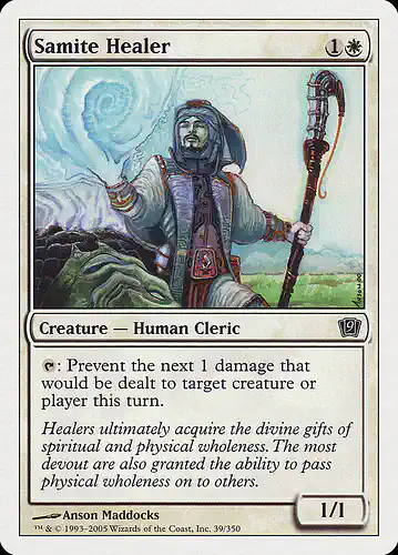 Samite Healer - 9ed Spoiler