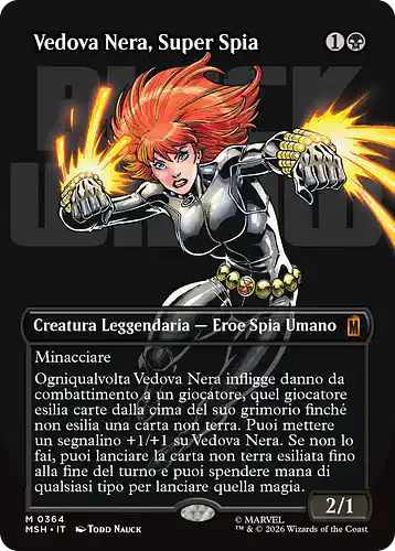 Black Widow, Super Spy - msh Spoiler
