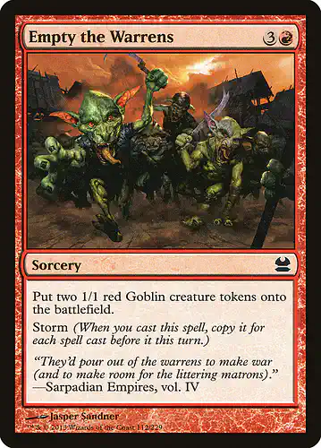Empty the Warrens - mma Spoiler