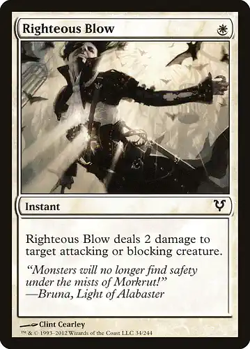 Righteous Blow - avr Spoiler