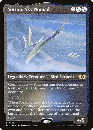 Yorion, Sky Nomad - mul Spoiler